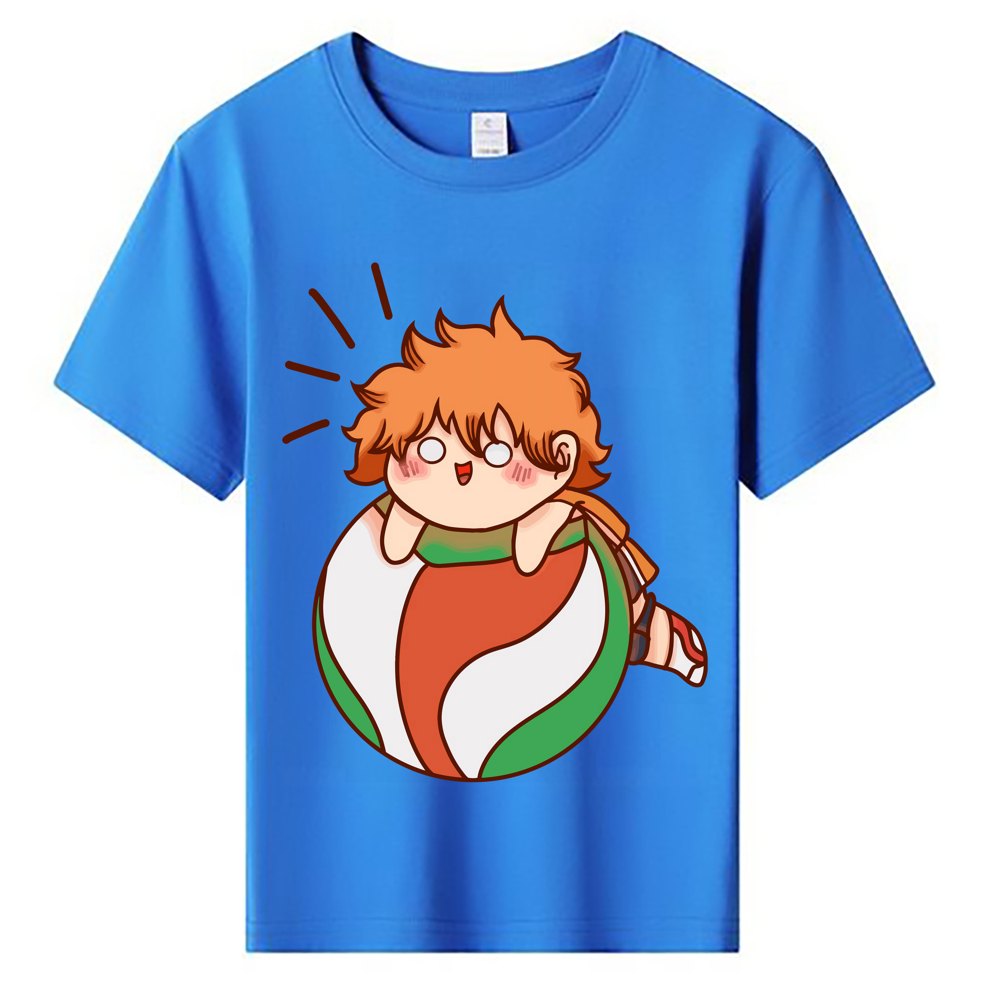 （画像用） ハイキュー!! Haikyu!! 綿100％キッズTシャツ（フロントプリント）
